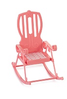 Кресло-качалка "Маленькая принцесса" (нежно-розовое)